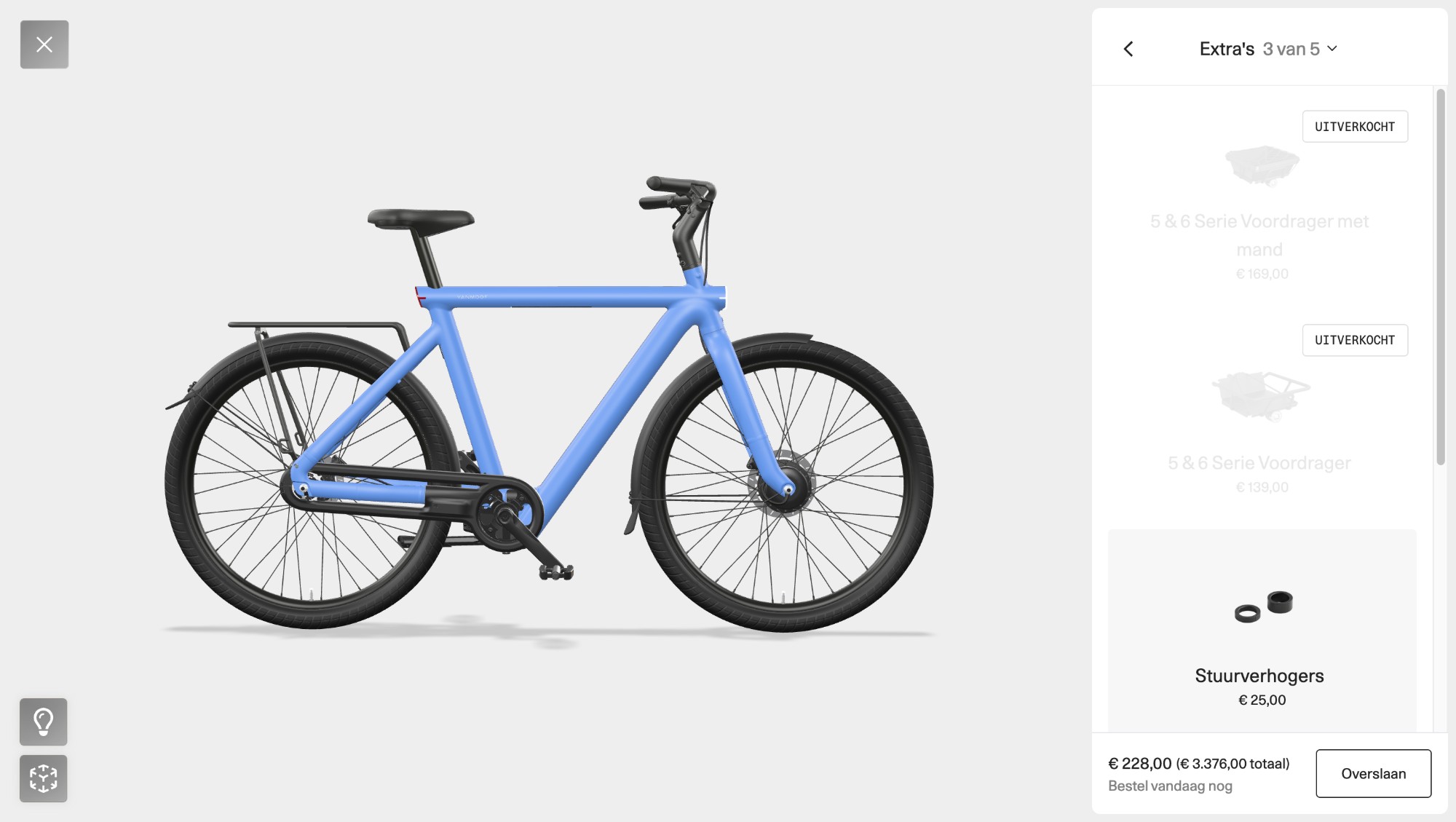 VanMoof step 3, extras